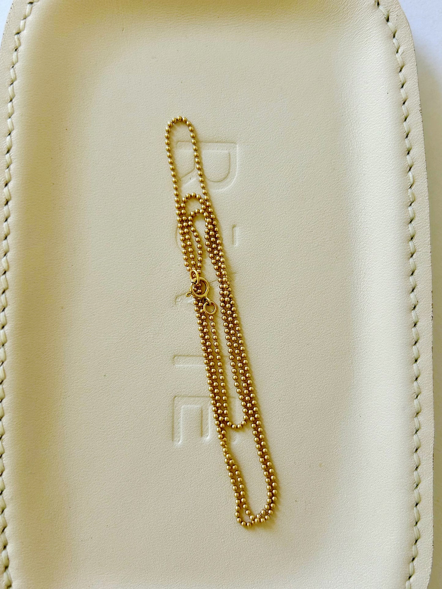 Vintage 14k Ball Chain - 18”