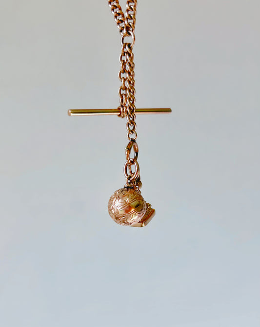 Antique Scrollwork 10k Orb