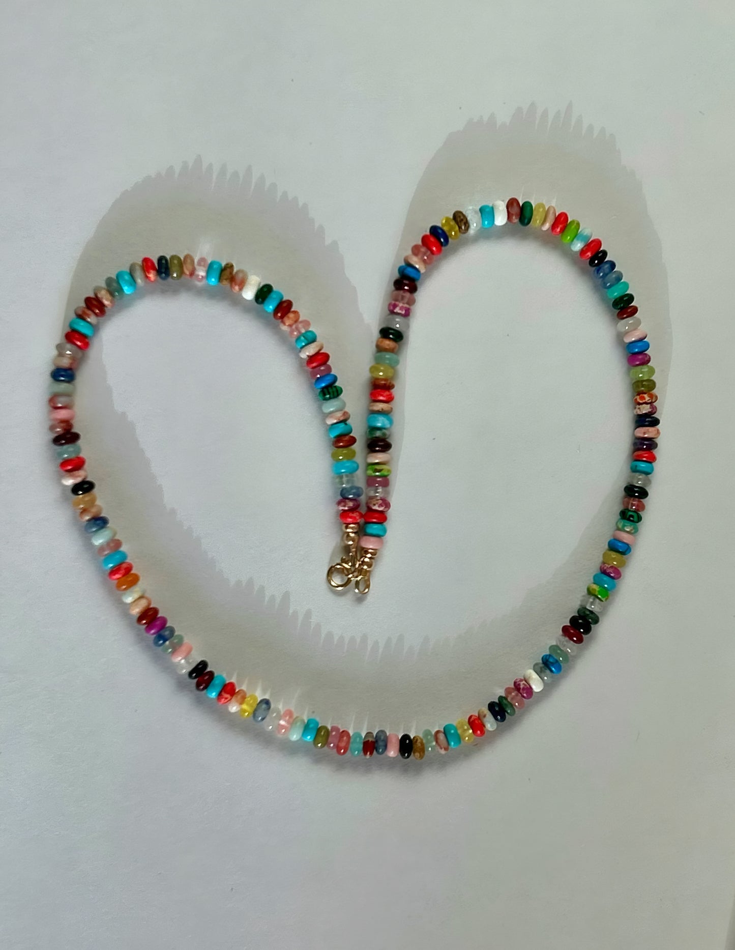 Multi-Color and Multi-Stone Necklace