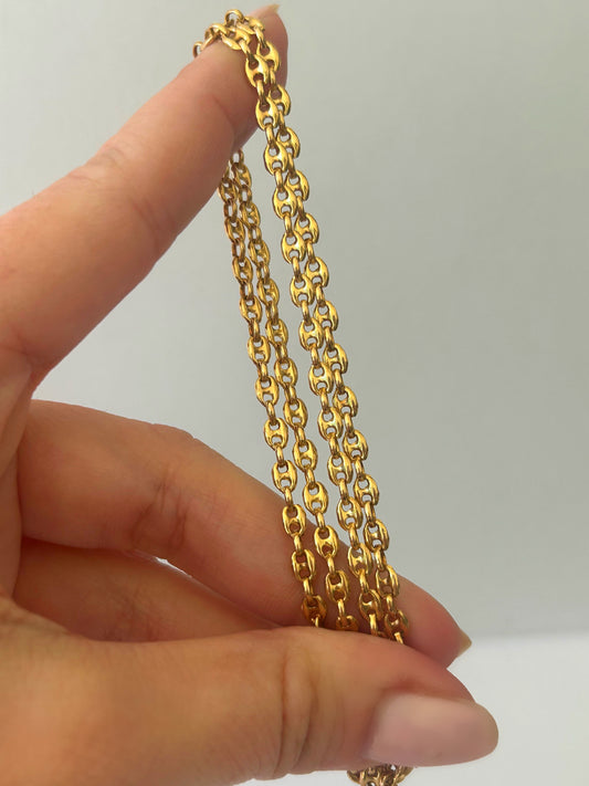 Vintage 14k Mini Puffy Mariner - 20.25" Long