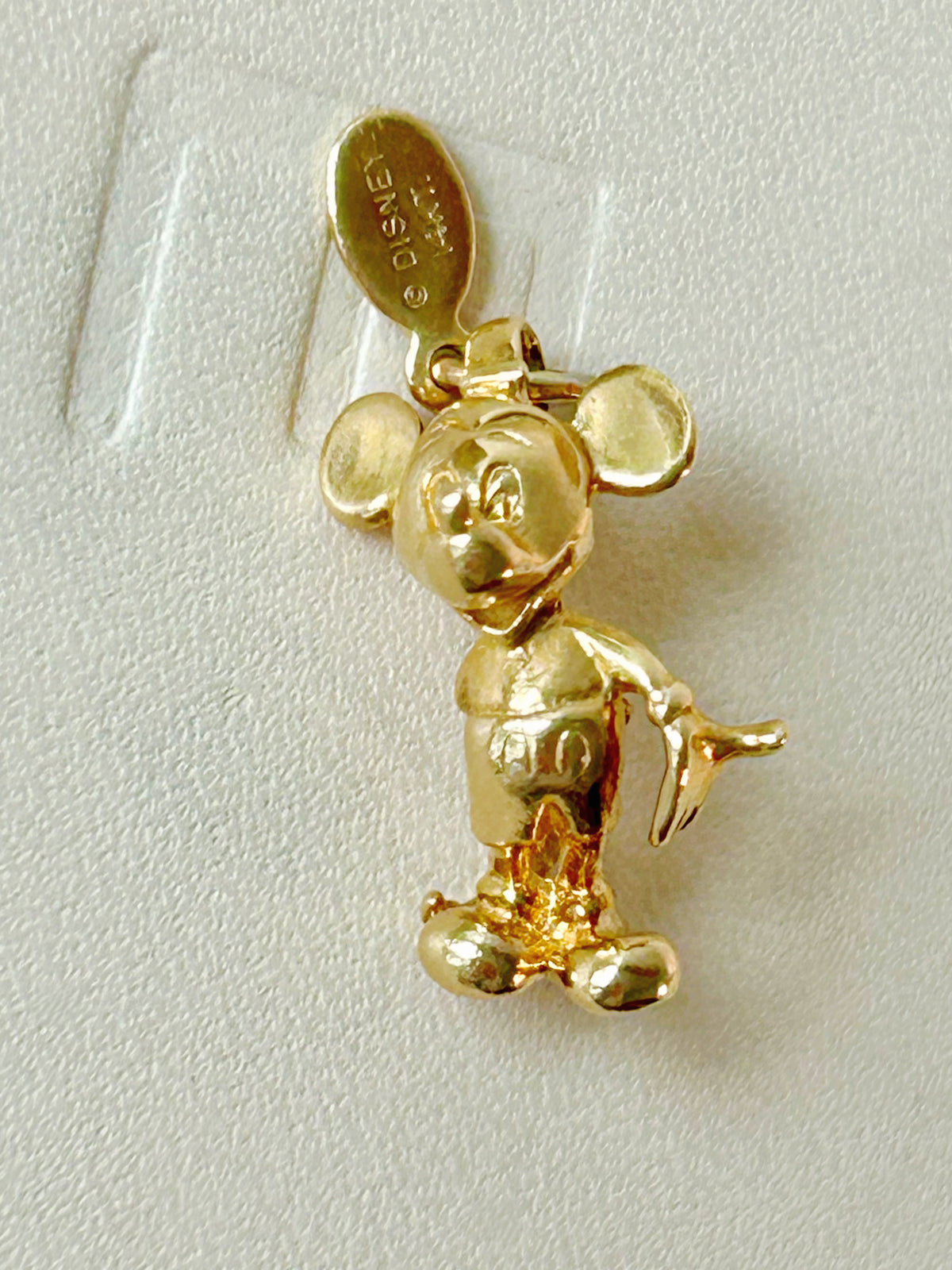 Vintage 14k Signed Mickey Mouse Charm