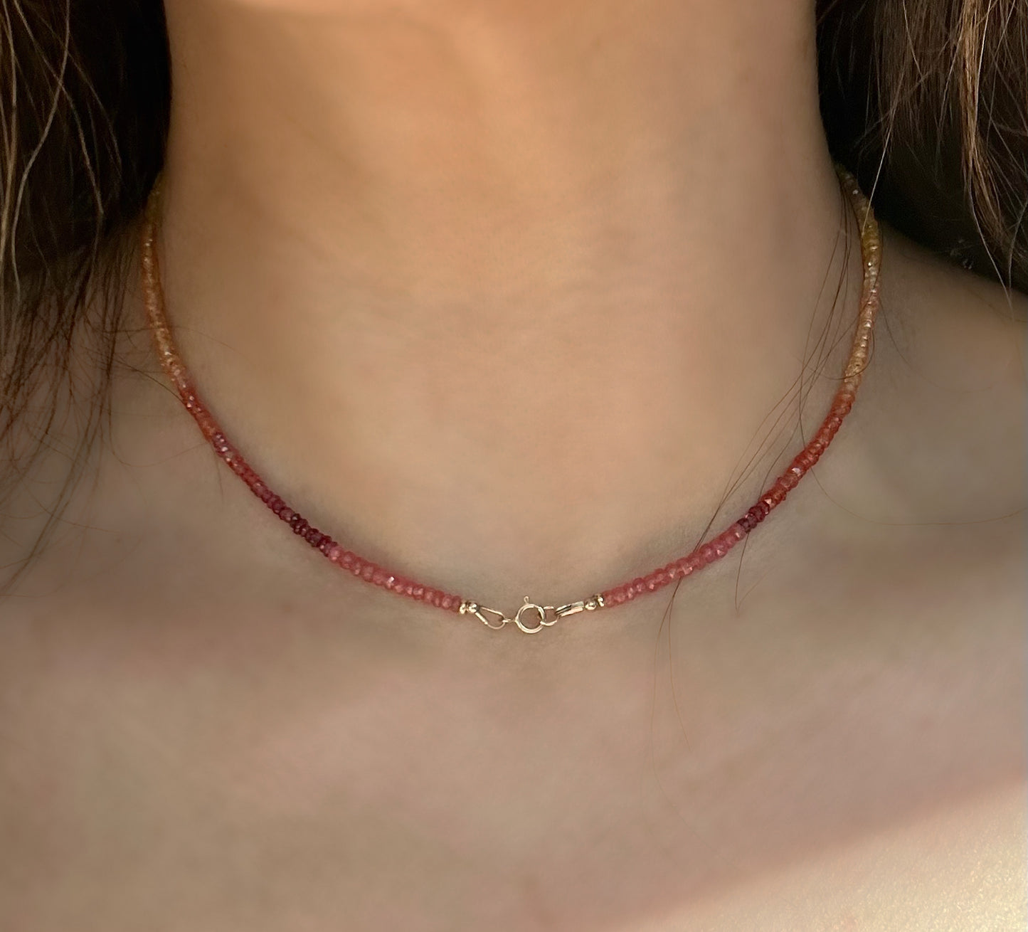 Rainbow Sapphire Necklace