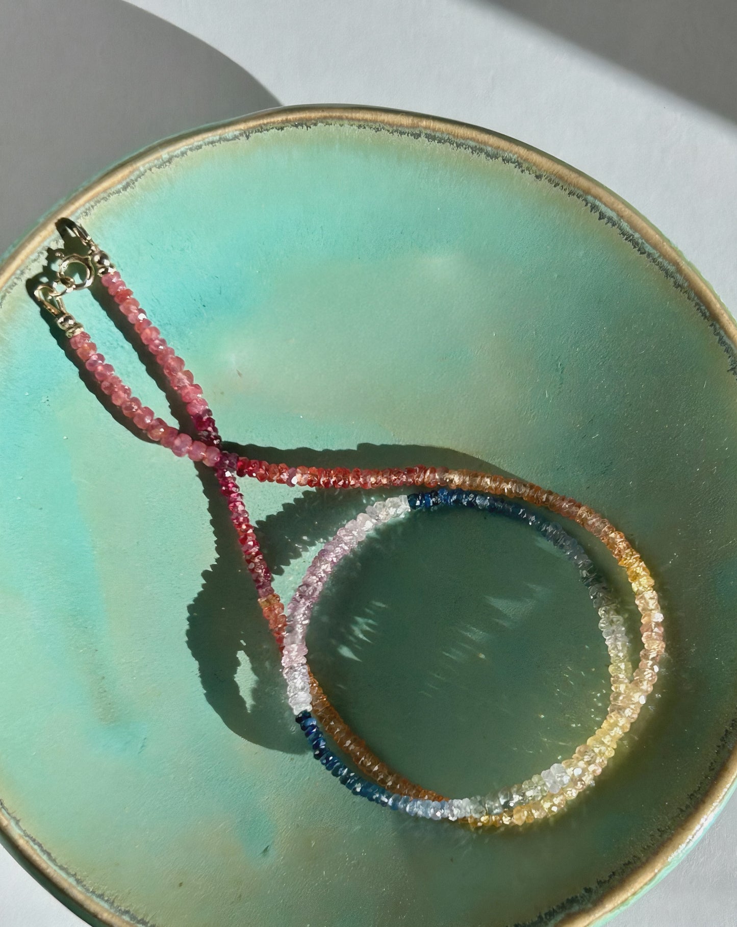 Rainbow Sapphire Necklace