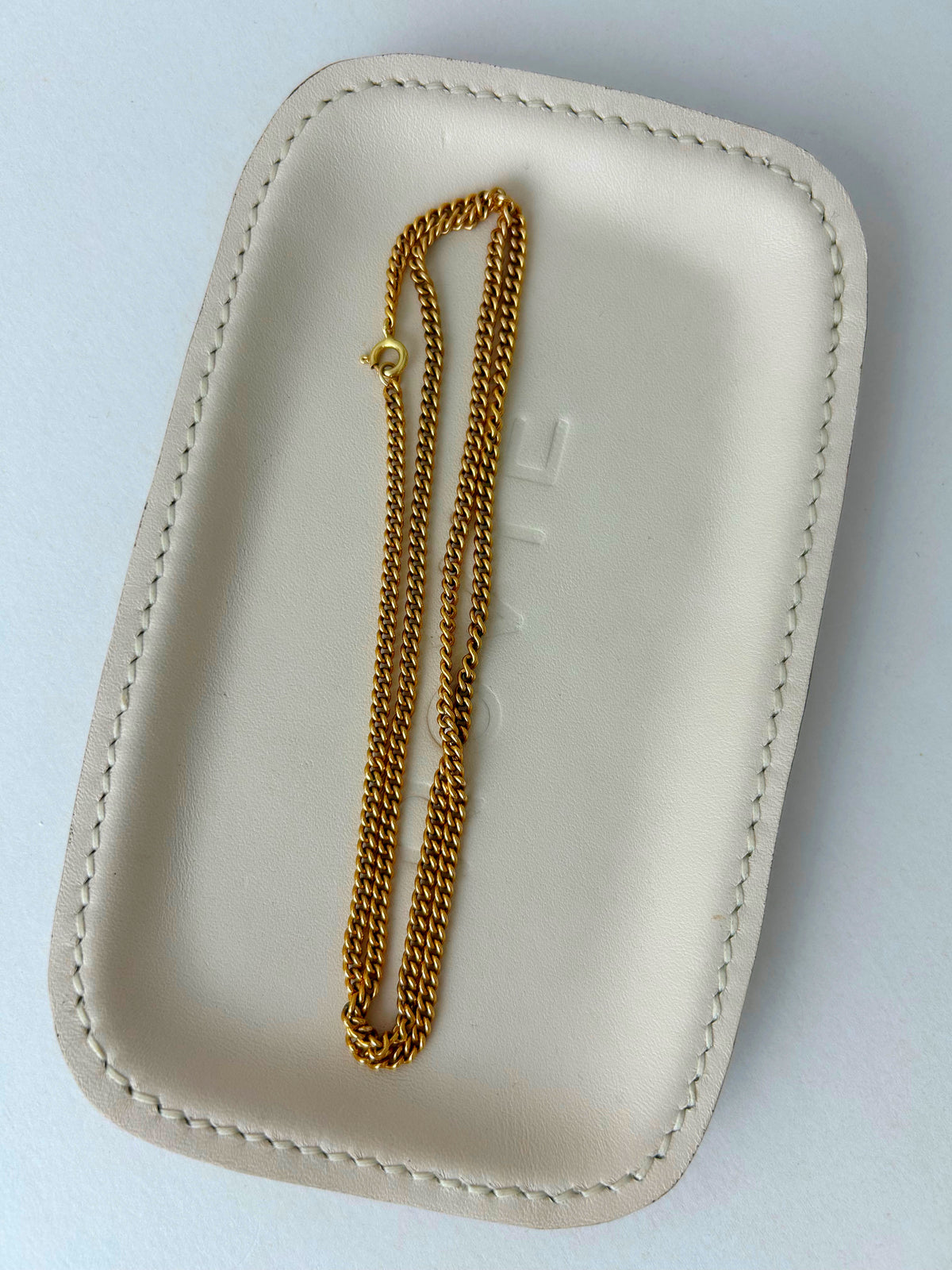 Antique 10k Curb Chain - 21"