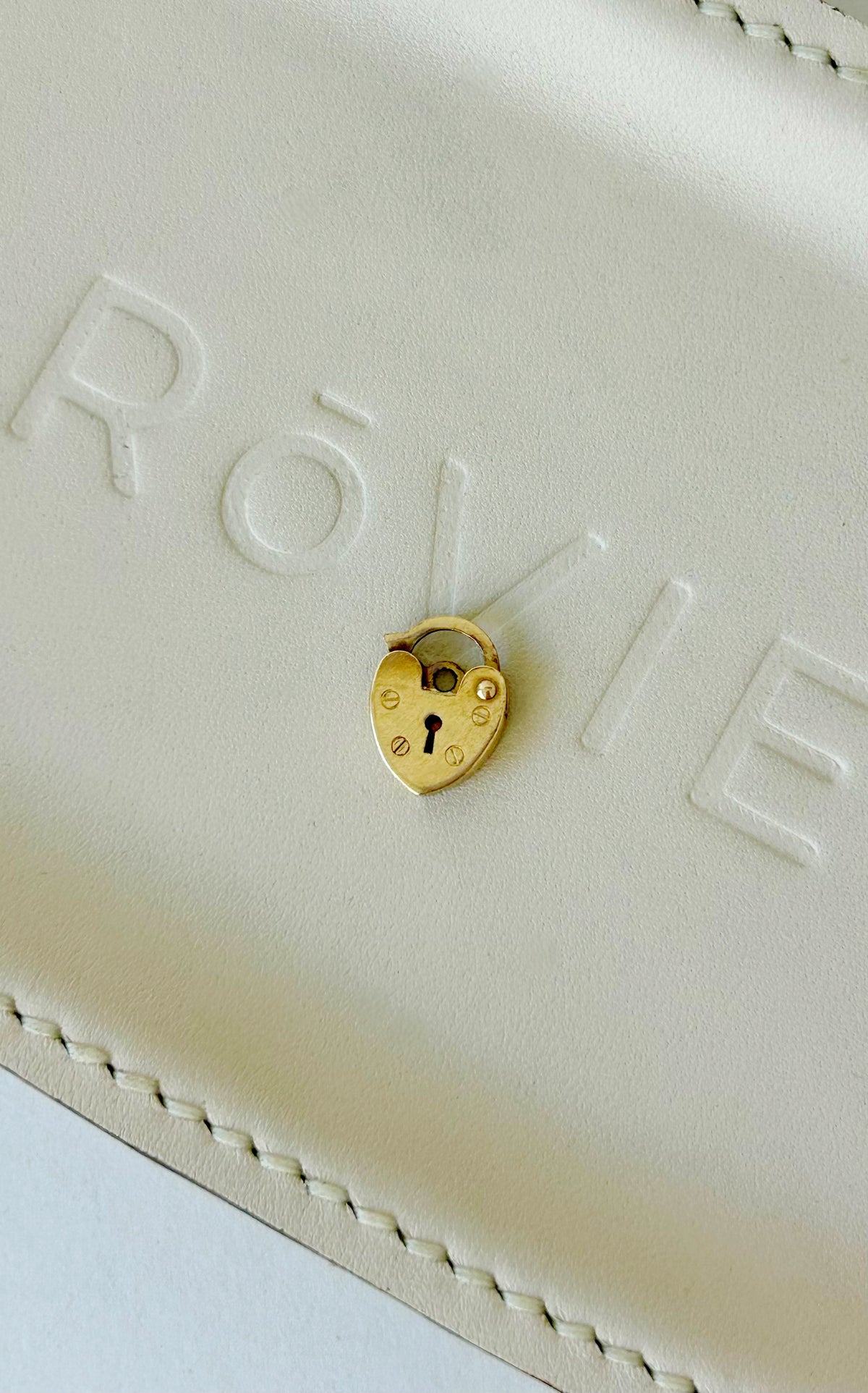 Vintage 9k British Heart Lock