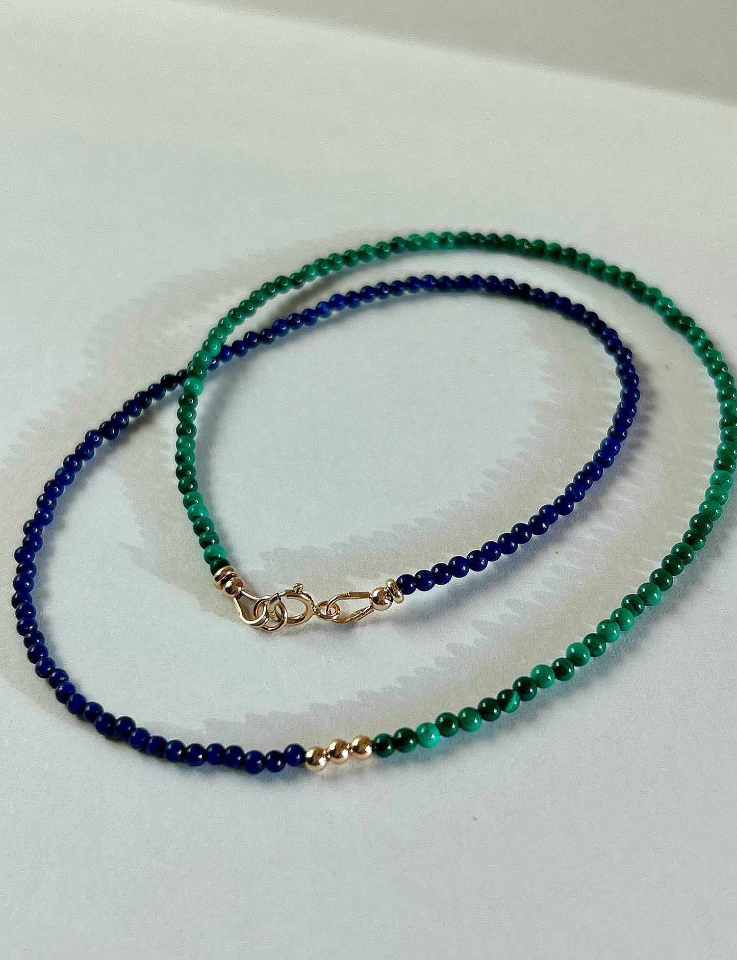Lapis Lazuli and Malachite Necklace