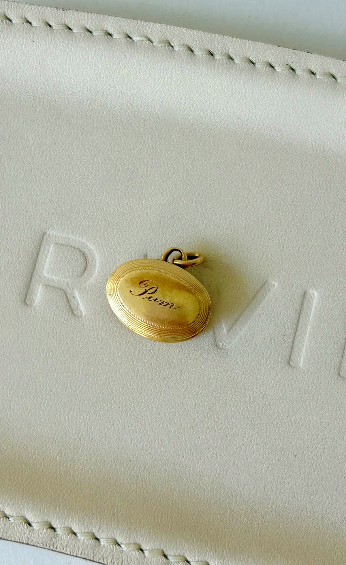 Antique 14k Pill Box with Latch