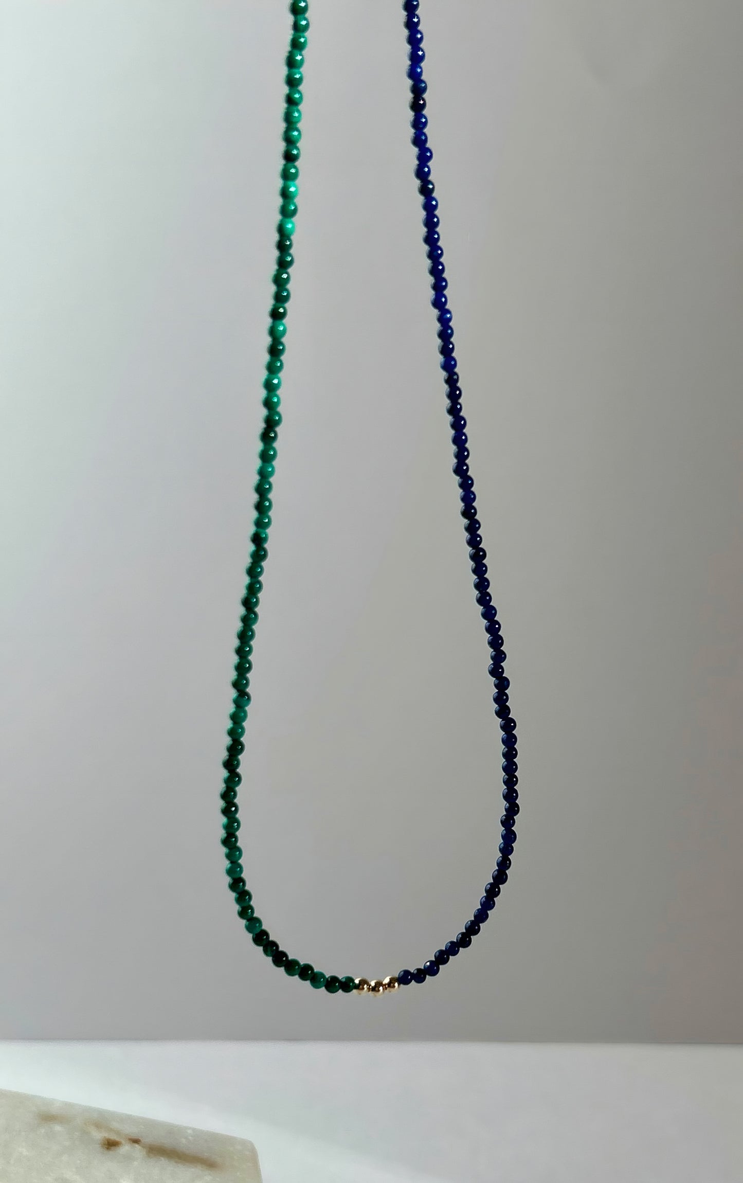 Lapis Lazuli and Malachite Necklace