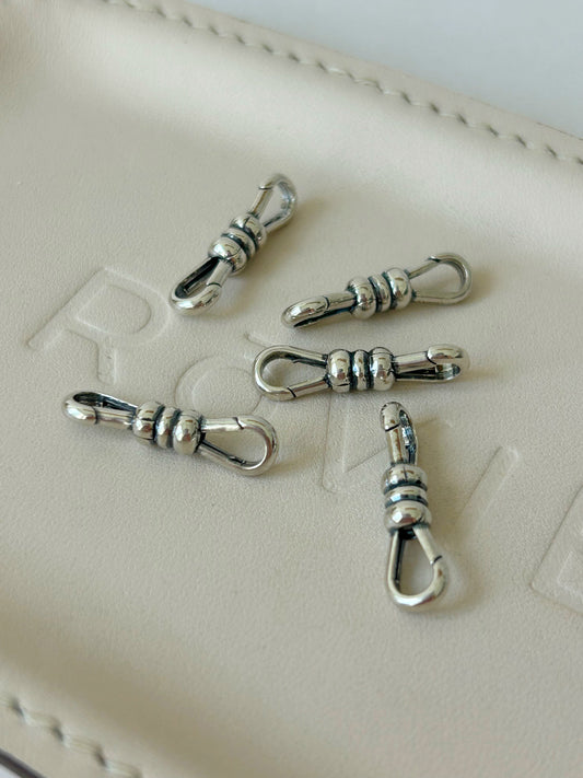 Sterling Silver Double-Sided Dog Clip