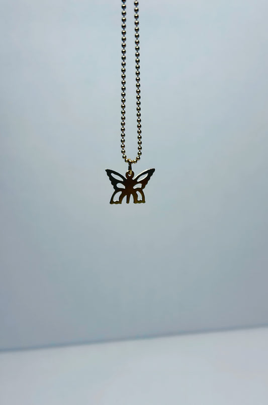 Vintage 14k Butterfly Charm