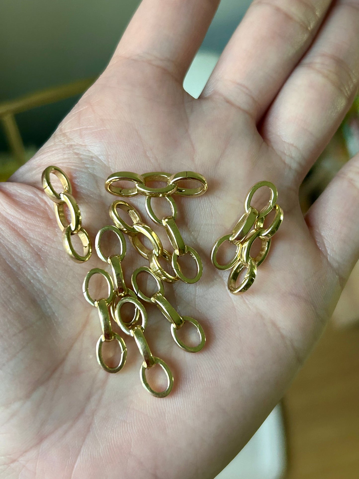 14k double sided connectors