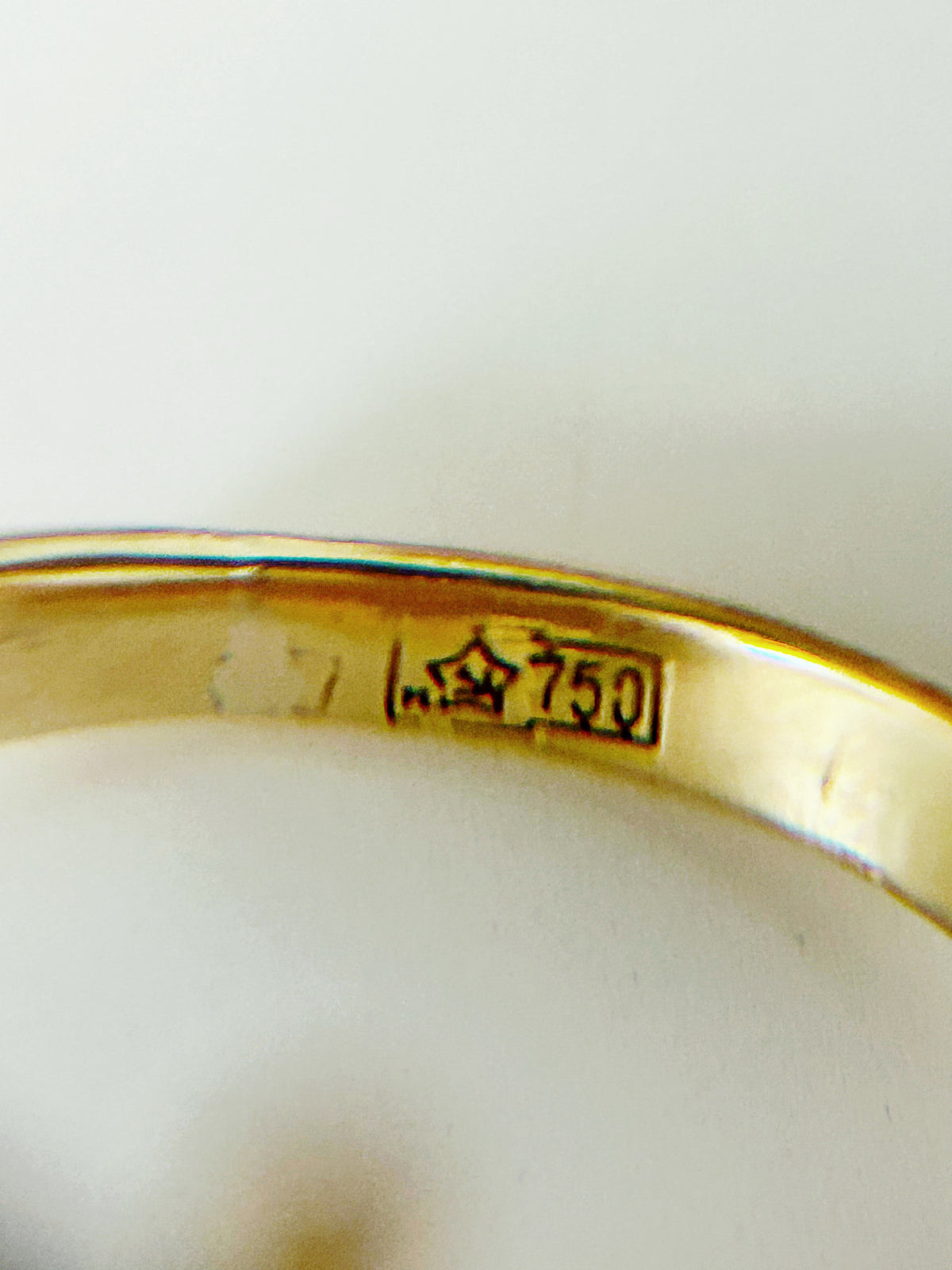 18k Soviet Emerald & Diamond Ring - Sz 6