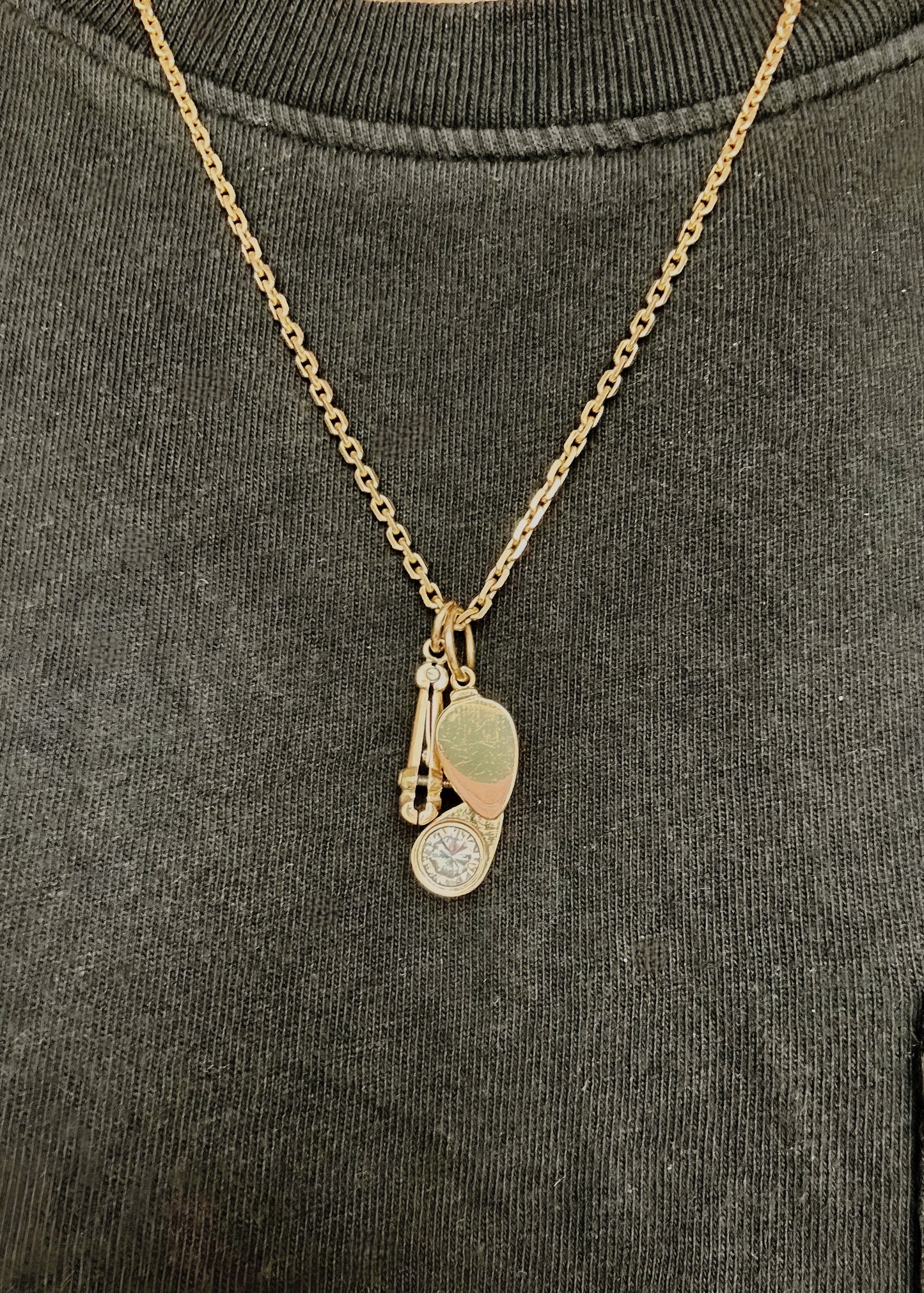 Vintage 14k Jeweler's Vice Charm