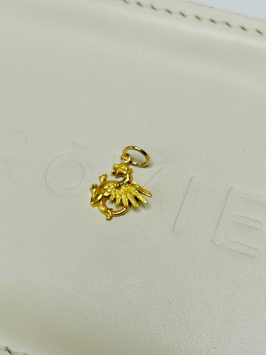 Antique 14k Griffin Charm Conversion