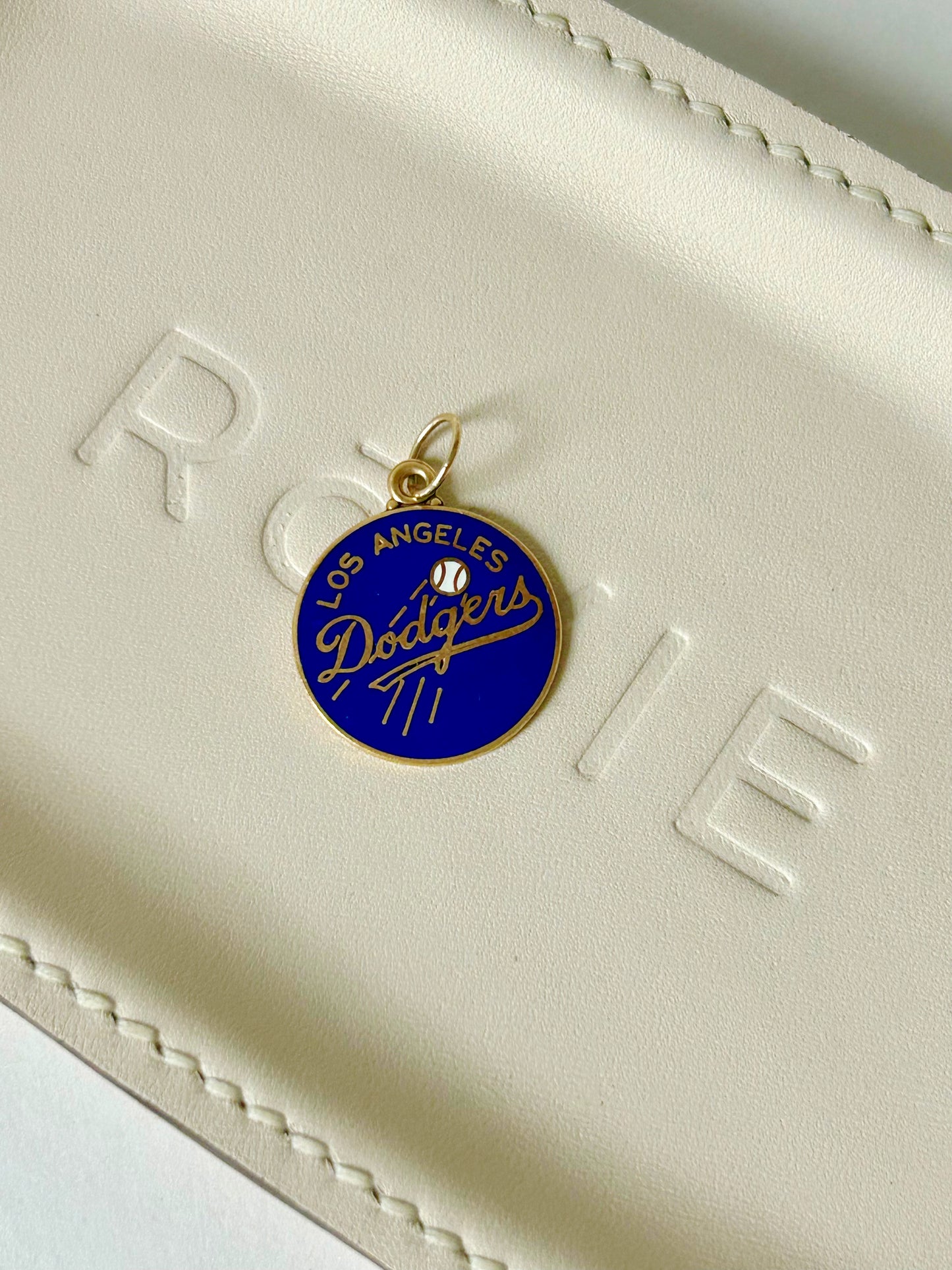 Vintage 14k LA Dodgers Pendant