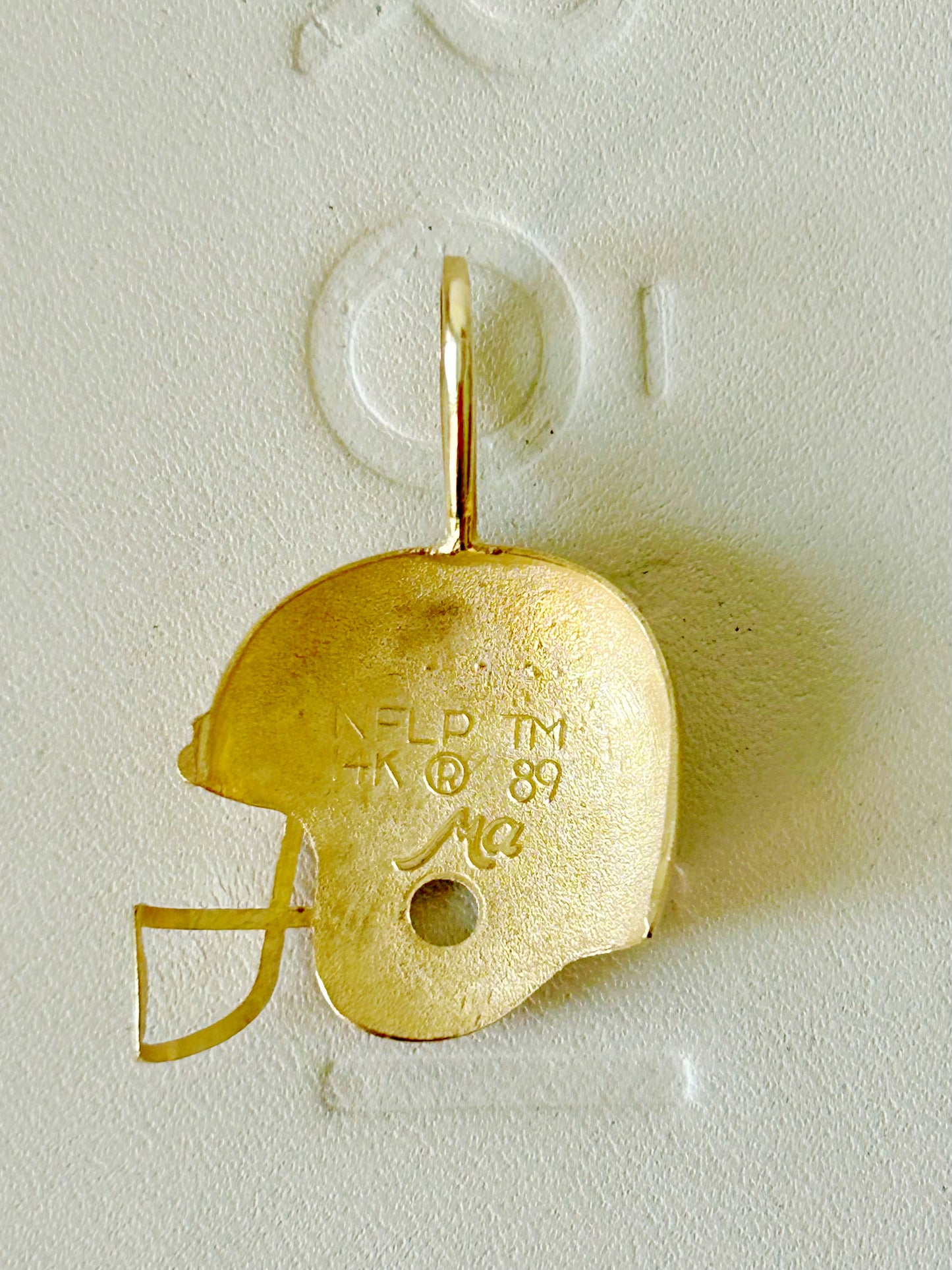 Vintage Official NFL & Michael Anthony 14k Buffalo Bills Helmet Pendant