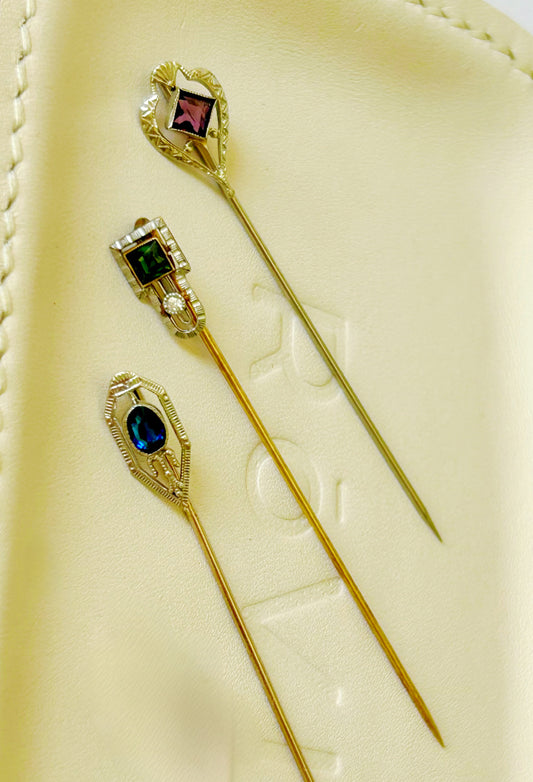 Assortment of Antique Stickpins