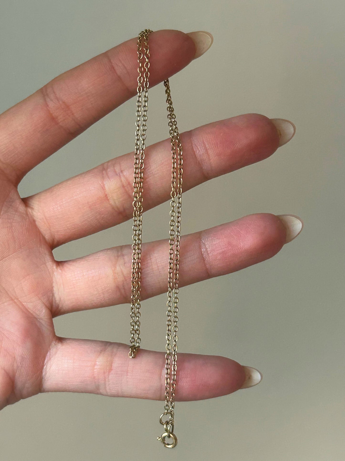 9k Cable Chain - 18” Long