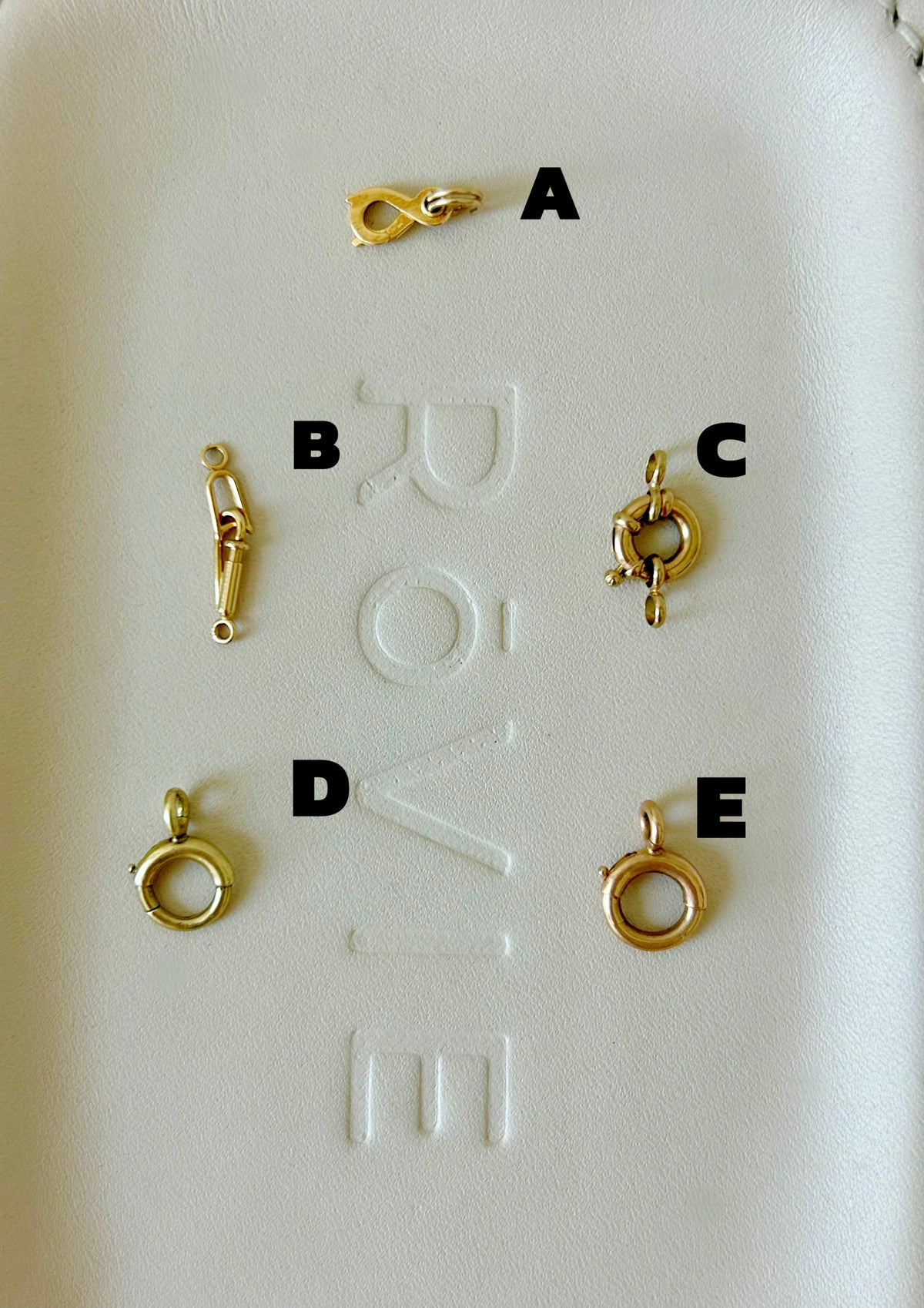 Various 14k Vintage Clasps