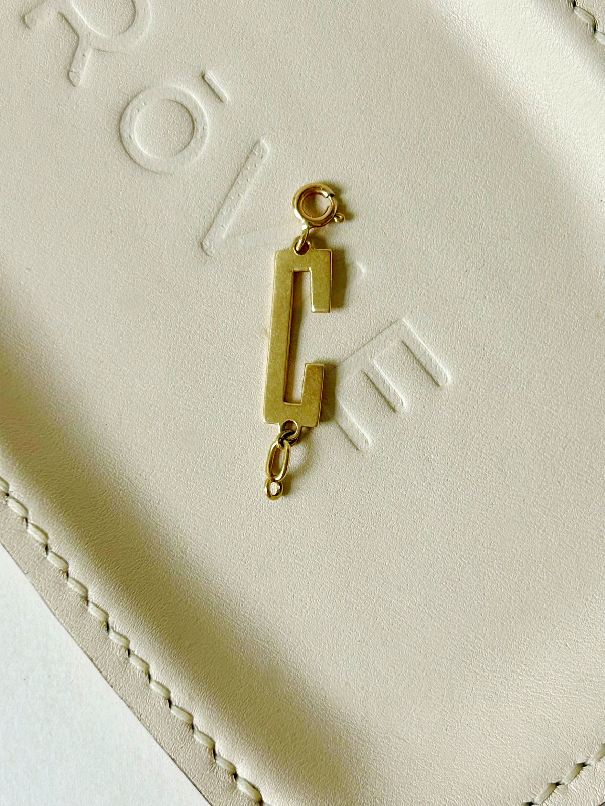 Vintage 14k "C" extender