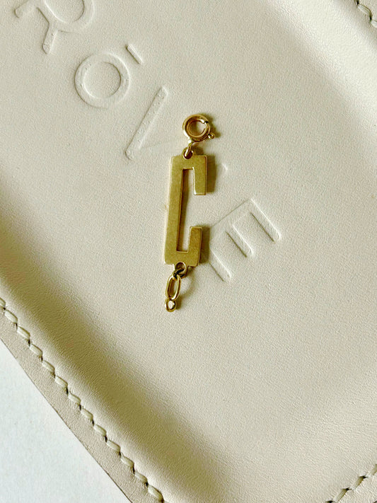 Vintage 14k "C" extender