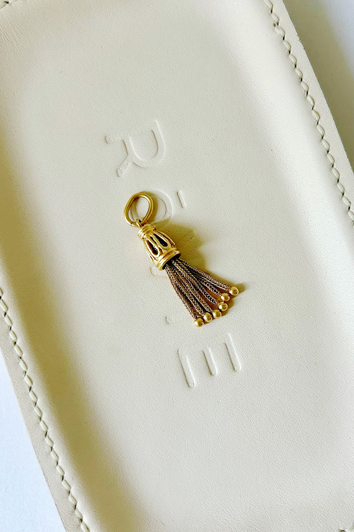Vintage 14k Tassel Charm