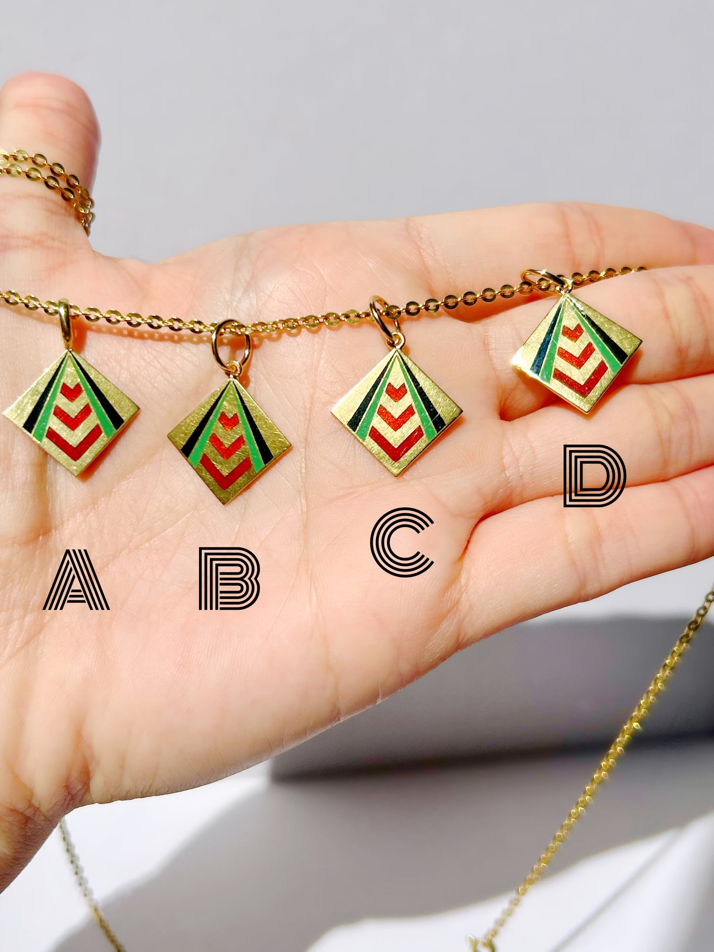 Art Deco 14k Cufflink Conversion Charms