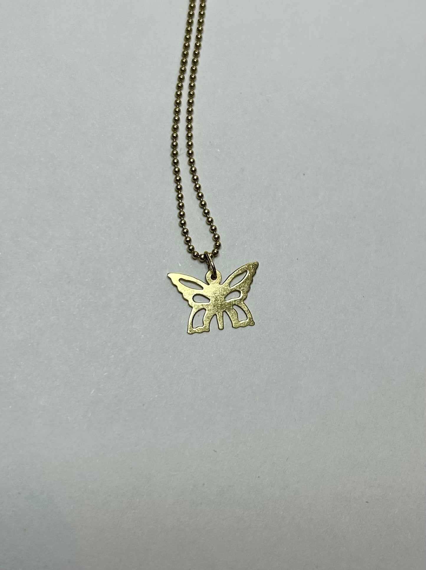 Vintage 14k Butterfly Charm